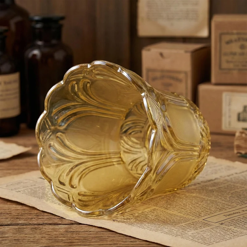Glaslampenschirm im Vintage-Stil für Pendelleuchten~3760