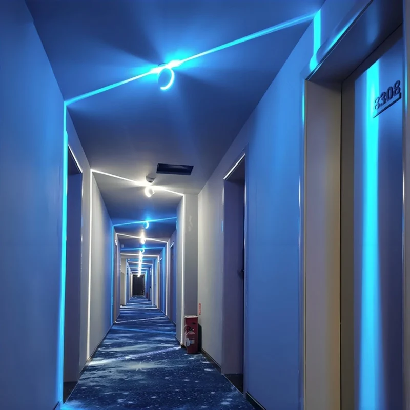 LED Wandspot Aluminium 10W 15W Instelbare Kleurtemperatuur RGB Gang Hal Villa Verlichting Modern Design | Sansoti
