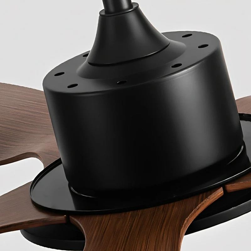 Plafondventilator 3 Bladen Stil DC Motor met Afstandsbediening Wandschakelaar Omkeerbaar voor Ventilatie | Sansoti