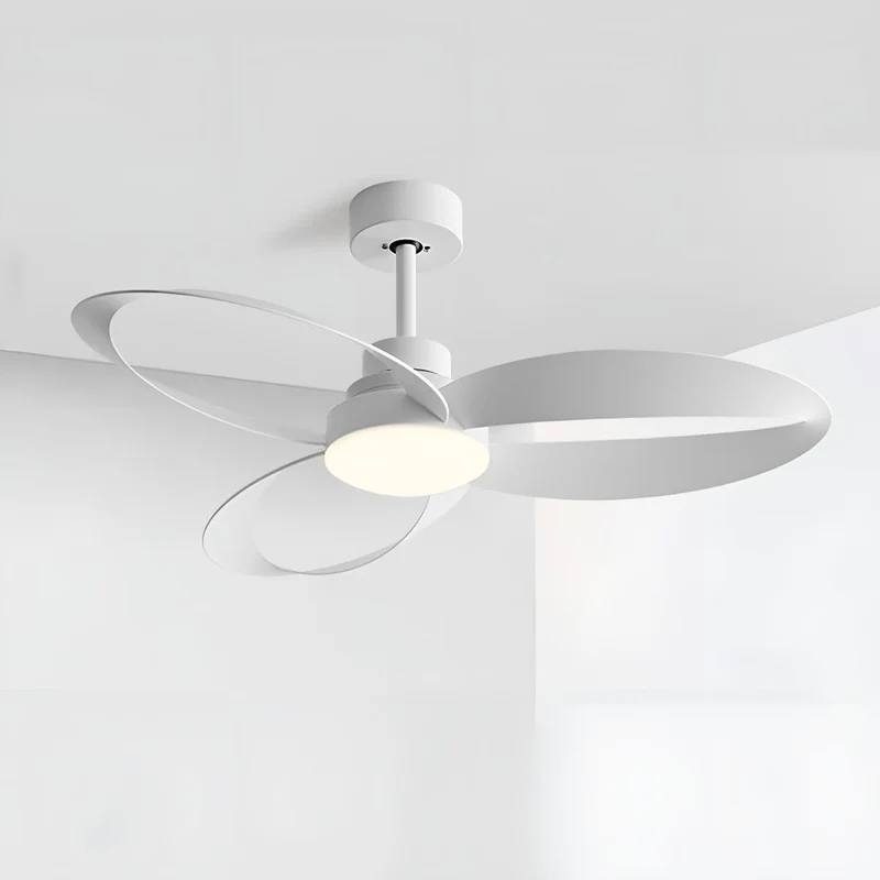 Geometrische Plafondventilator met Verlichting 6 Standen DC Motor Omkeerbaar Minimalistisch Design Woonkamer | Sansoti