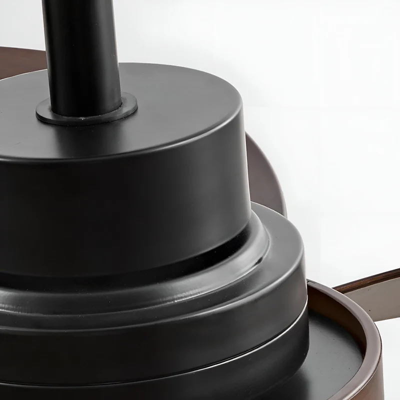 Geometrische Plafondventilator met Verlichting 6 Standen DC Motor Omkeerbaar Minimalistisch Design Woonkamer | Sansoti