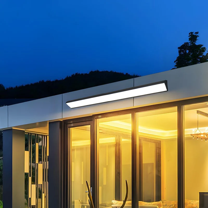 Waterdichte Buitenwandlamp LED Aluminium Zwart Verstelbaar Licht voor Gevel Veranda Tuin Tuinverlichting | Sansoti