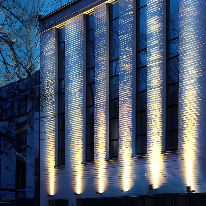 LED Gevelverlichting IP67 met Regelbaar Vermogen en Kleurtemperatuur voor Architectuur Buitenverlichting | Sansoti