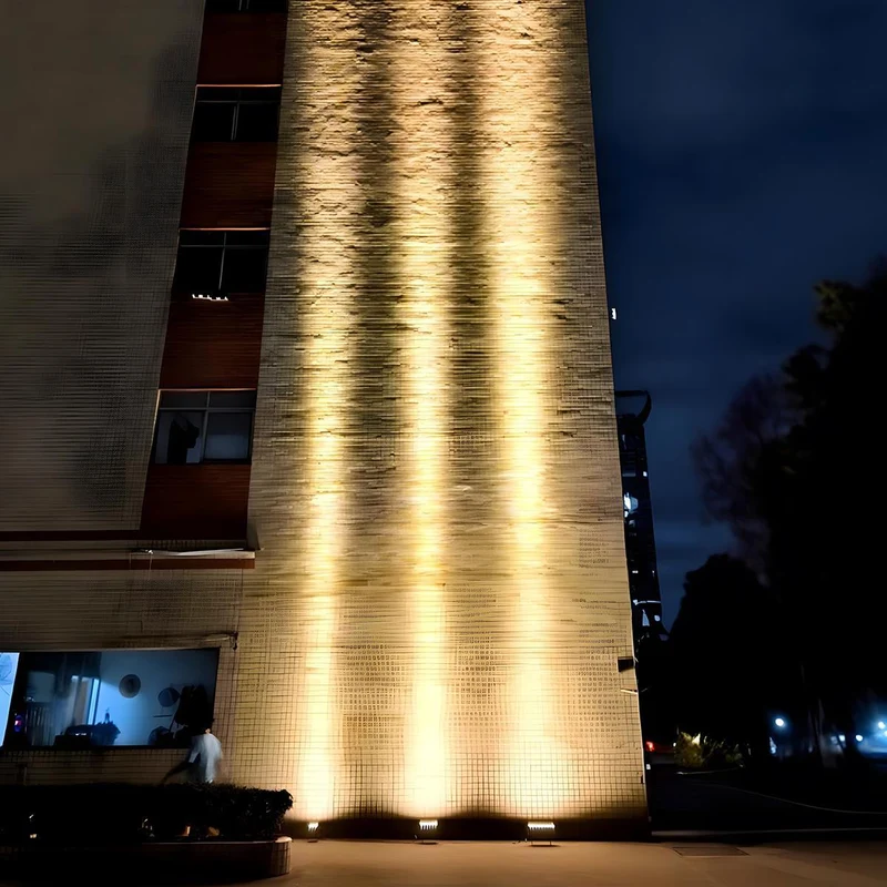 LED Gevelverlichting IP67 met Regelbaar Vermogen en Kleurtemperatuur voor Architectuur Buitenverlichting | Sansoti