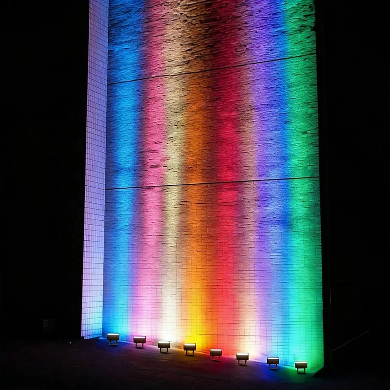 LED Gevelverlichting IP67 met Regelbaar Vermogen en Kleurtemperatuur voor Architectuur Buitenverlichting | Sansoti