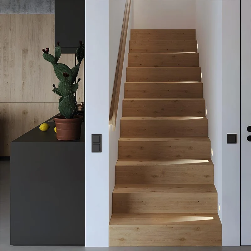 Inbouw wandlamp met bewegingssensor aluminium LED rechthoek vierkant trapverlichting modern stijlvol | Sansoti