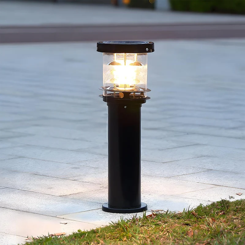 LED Sokkellamp Gelaagd Cilinder Zwart Brons Tuin Padverlichting IP65 Waterdicht Buitenverlichting Tuinpad | Sansoti