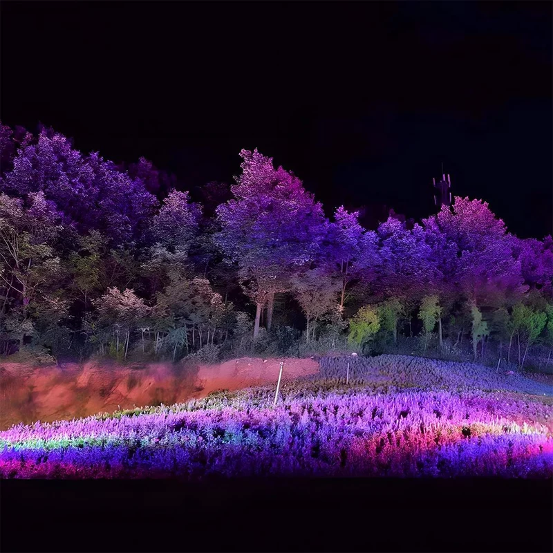 LED Tuinspot RGB Waterdicht IP65 Boomverlichting Buitenlamp Aluminium Landschapsverlichting voor Tuin en Gazon | Sansoti