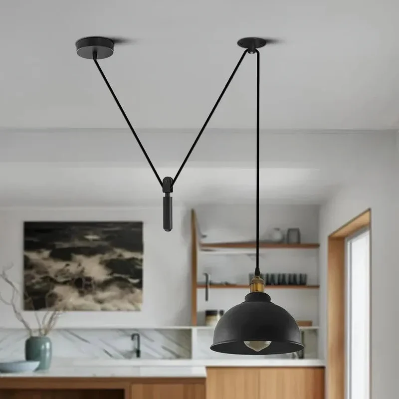 All Seasons Life Flaschenzug Pendelleuchte Lampe E27 Metall ~3757