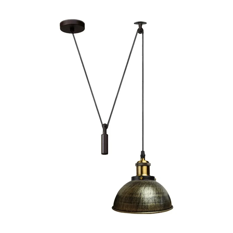 All Seasons Life Flaschenzug Pendelleuchte Lampe E27 Metall ~3757