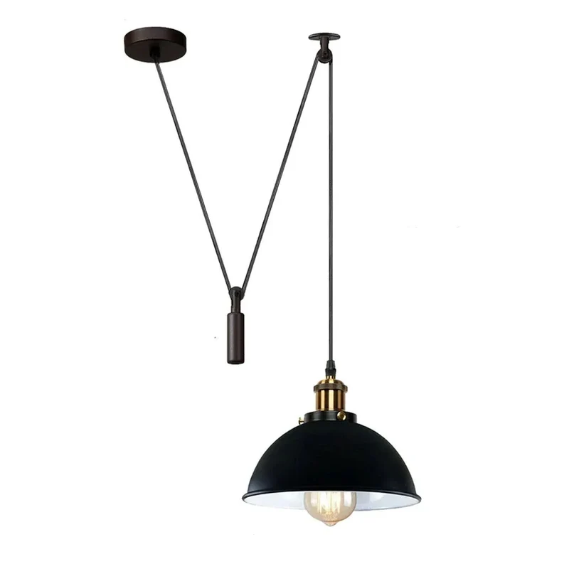 All Seasons Life Flaschenzug Pendelleuchte Lampe E27 Metall ~3757