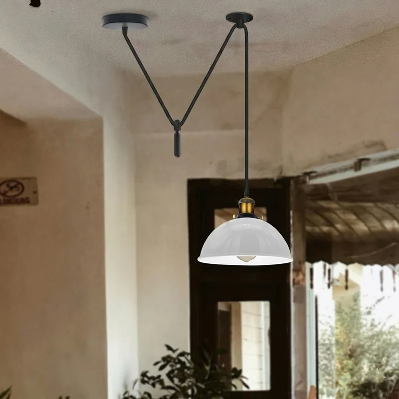 All Seasons Life Flaschenzug Pendelleuchte Lampe E27 Metall ~3757