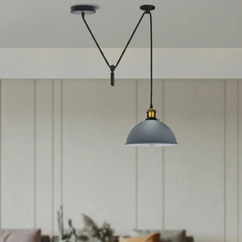 All Seasons Life Flaschenzug Pendelleuchte Lampe E27 Metall ~3757