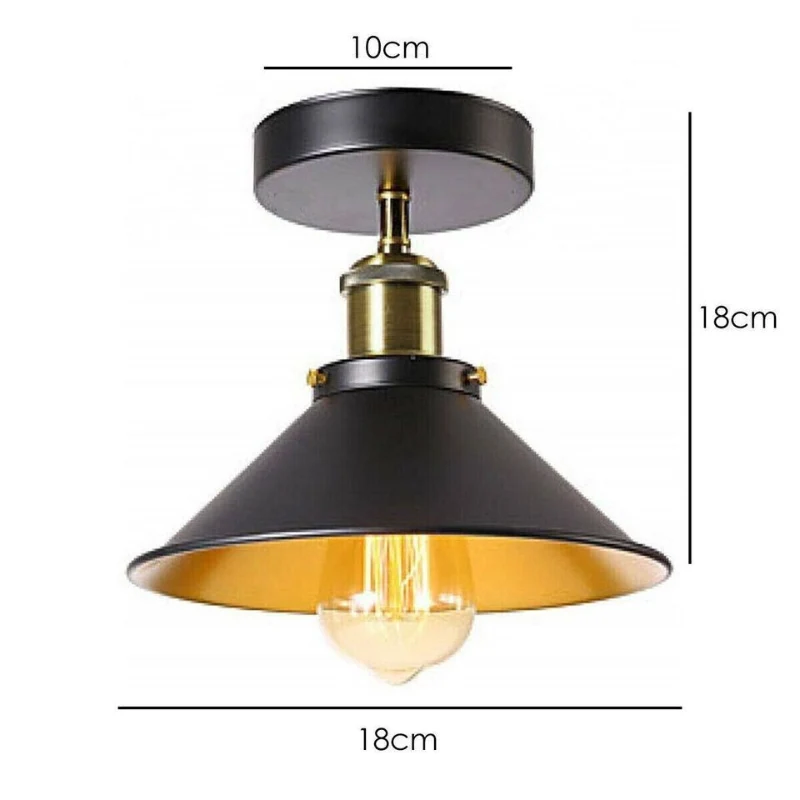 All Seasons Life Vintage Deckenleuchte 22cm Deckenlampe ~3779