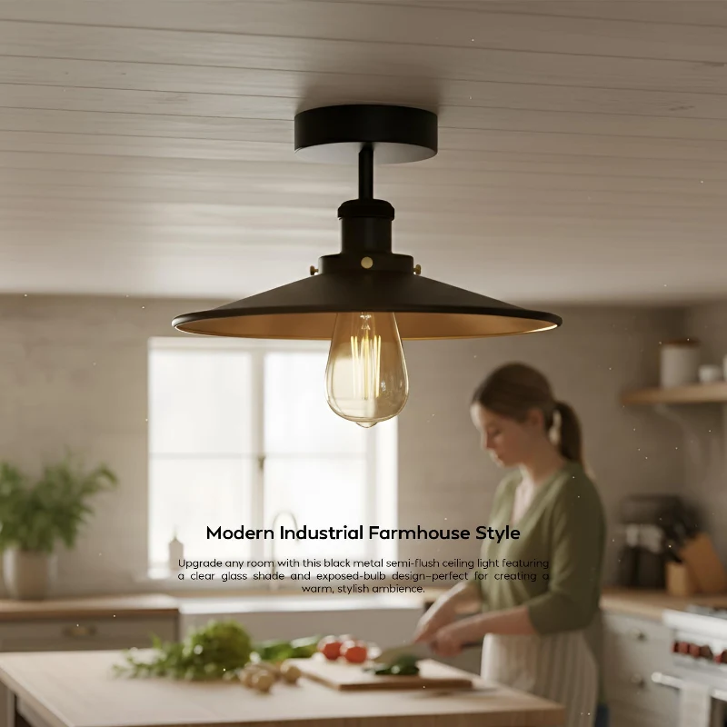 All Seasons Life Vintage Deckenleuchte im Industrial-Design E27 ~3775