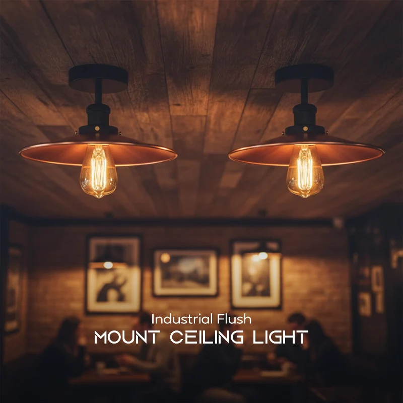 All Seasons Life Vintage Deckenleuchte im Industrial-Design E27 ~3775