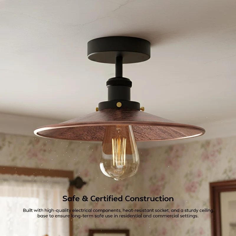 All Seasons Life Vintage Deckenleuchte im Industrial-Design E27 ~3775