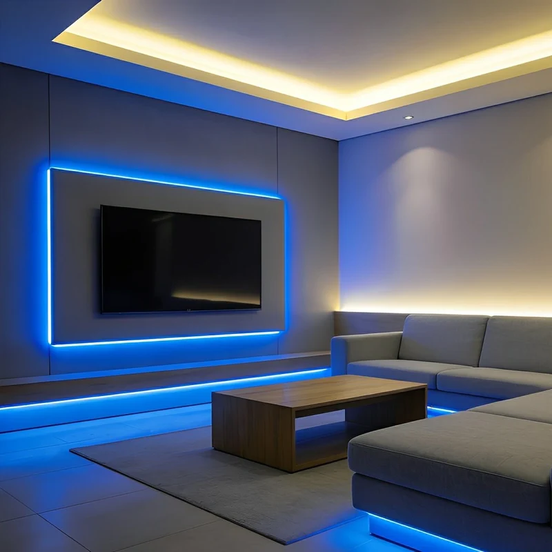Flexibele LED Neonstrip 144 Leds Waterdicht IP67 Instelbare Lichtkleur Verzonken Lineaire Verlichting | Sansoti