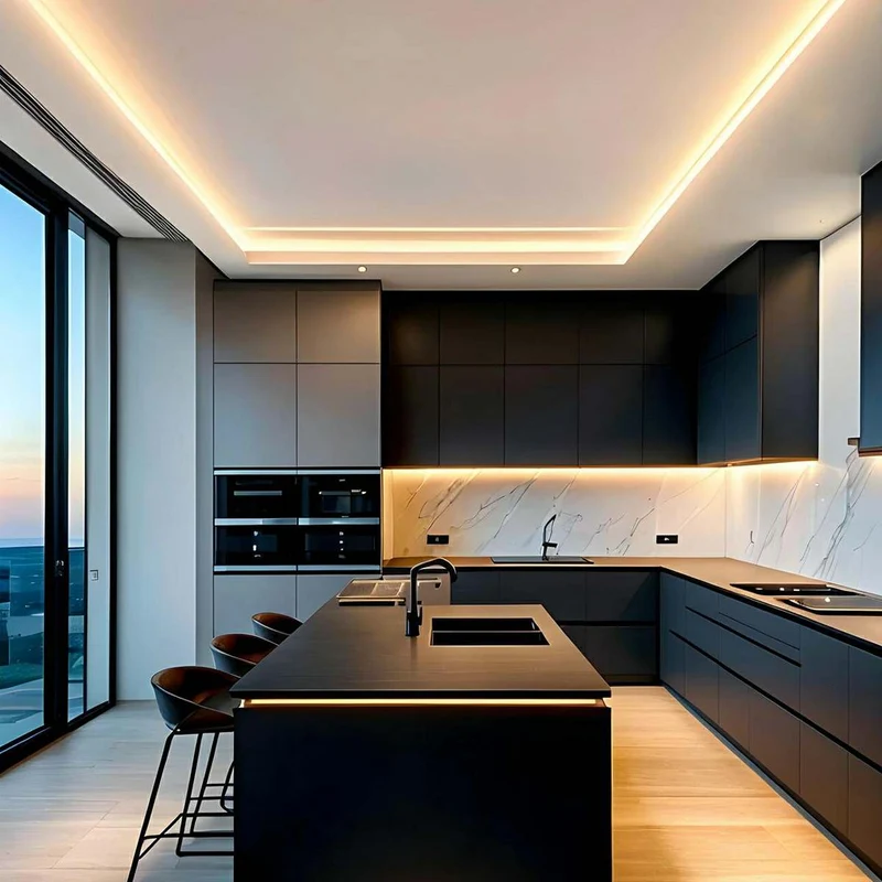 Flexibele LED Neonstrip Waterdicht IP67 Instelbare Kleurtemperatuur Modern Sfeerlicht voor Inbouw Accentverlichting | Sansoti