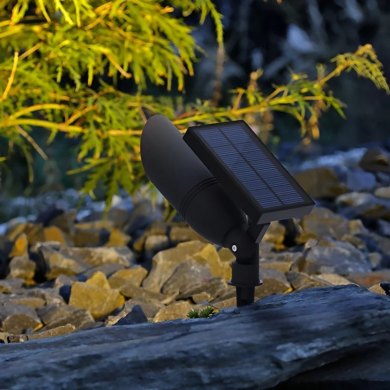 Aluminium Tuinspot LED IP65 Waterdicht Zwart 5W Warm Wit Buitenverlichting voor Gazon Tuin Paden Terras | Sansoti
