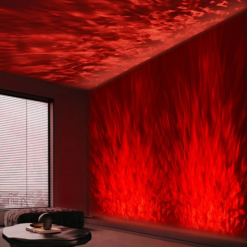 LED Wandwasser met Golfeffect RGBW Zwart Aluminium 50cm 100cm Sfeerverlichting voor Woonkamer en Slaapkamer | Sansoti