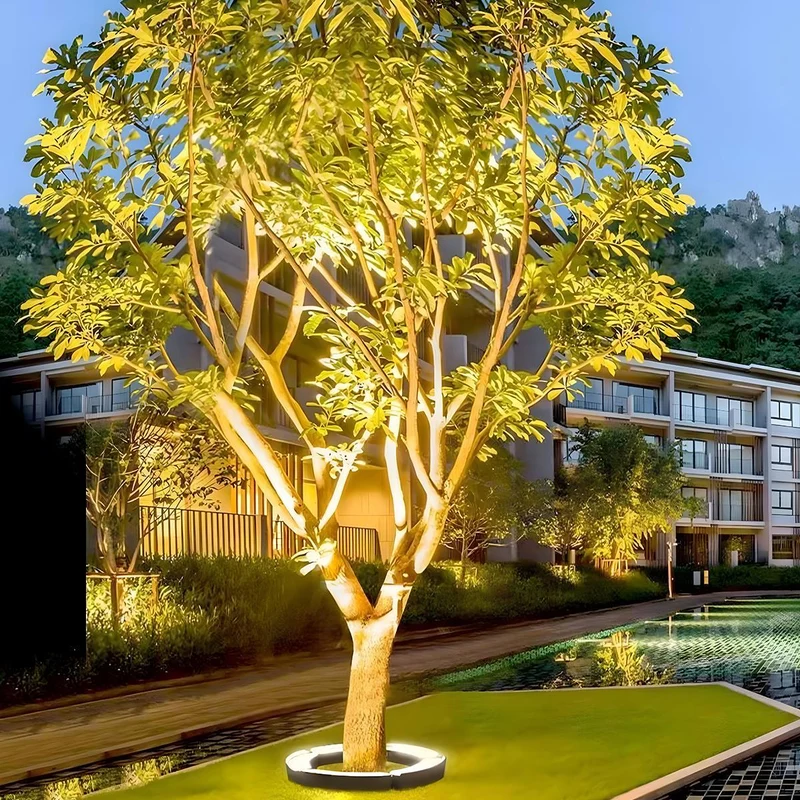 Boogvormige LED Tuinspot 24V Laagspanning Weerbestendig – Sfeerverlichting voor Bomen Planten Borders | Sansoti