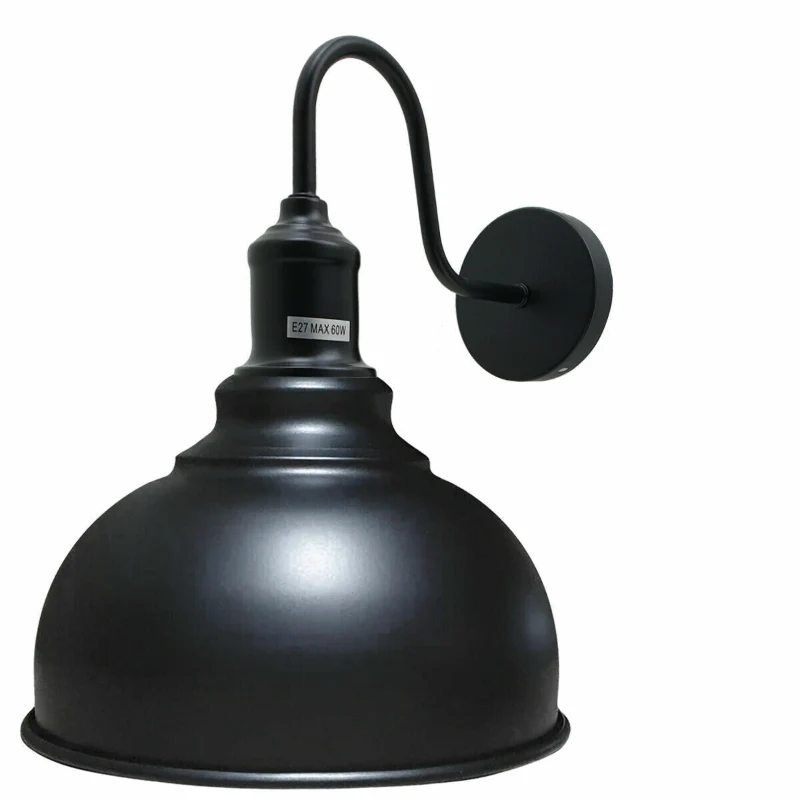 All Seasons Life Vintage Wandlampe Industrial Schwanenhals E27 ~3716