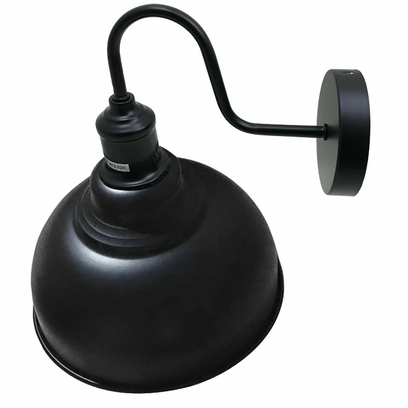 All Seasons Life Vintage Wandlampe Industrial Schwanenhals E27 ~3716