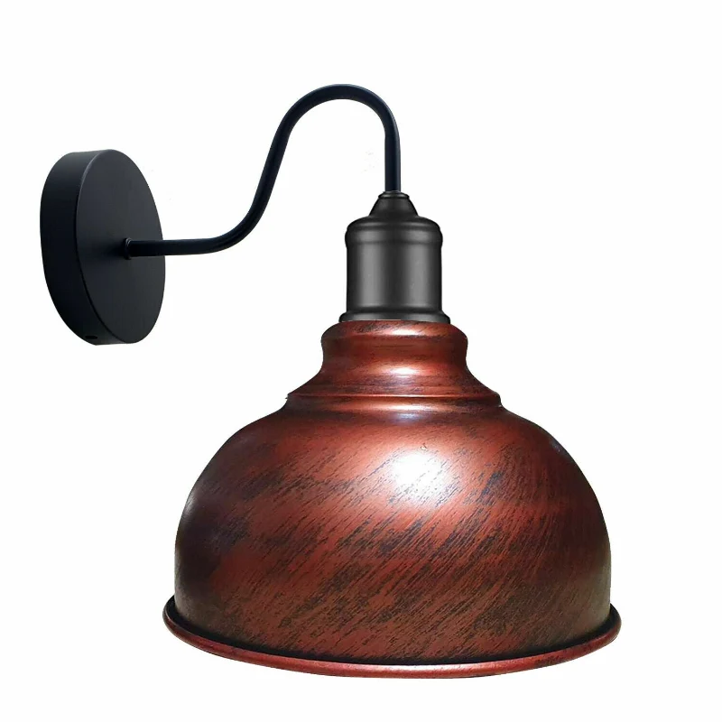 All Seasons Life Vintage Wandlampe Industrial Schwanenhals E27 ~3716