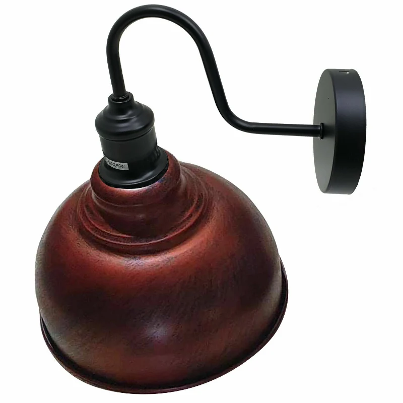 All Seasons Life Vintage Wandlampe Industrial Schwanenhals E27 ~3716