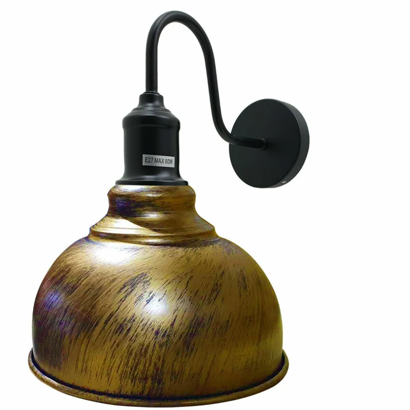 All Seasons Life Vintage Wandlampe Industrial Schwanenhals E27 ~3716