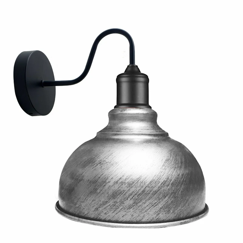 All Seasons Life Vintage Wandlampe Industrial Schwanenhals E27 ~3716
