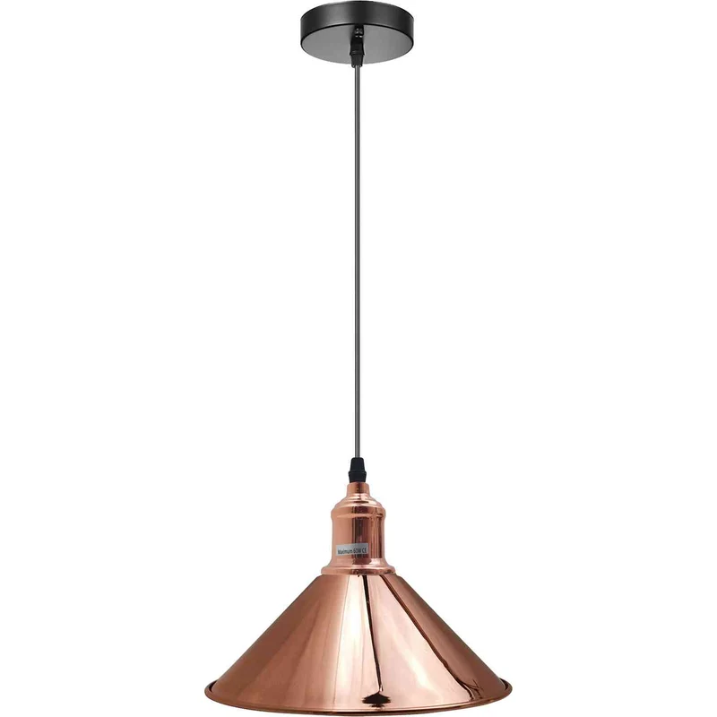 Vintage Flurlicht Pendelleuchte Rose Gloss E27 ~3715