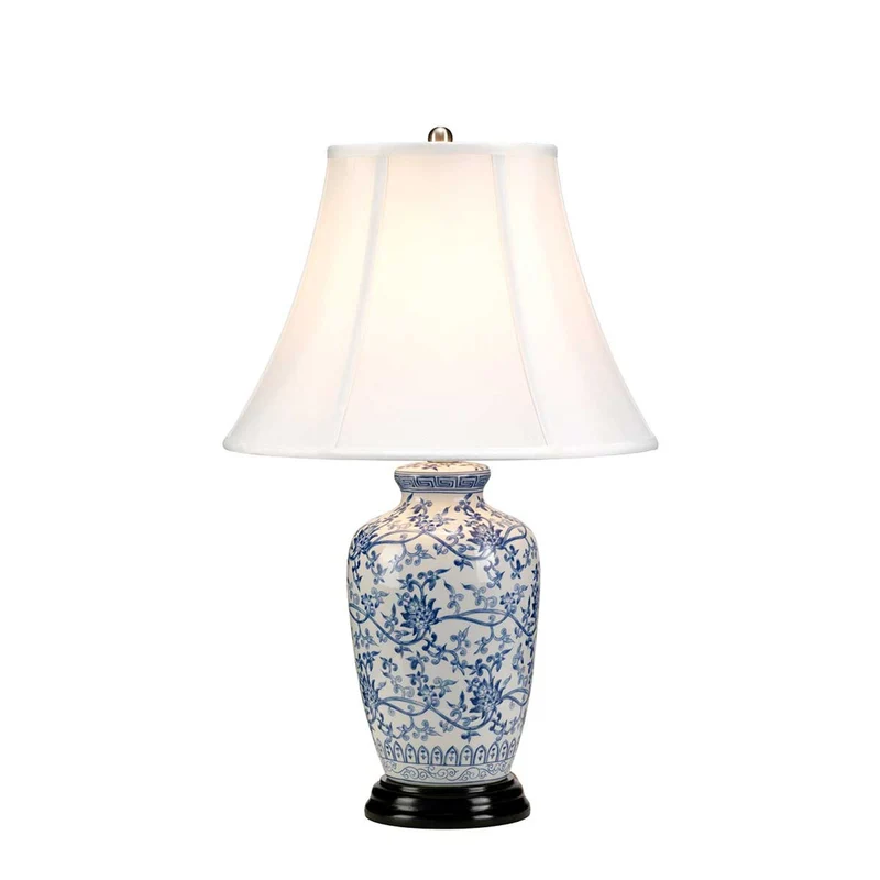Tischleuchte Blue Ginger Jar 1-flammig Ø 36cm