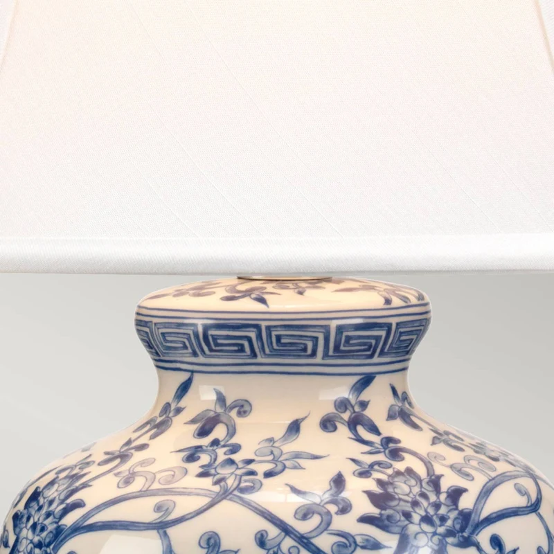 Tischleuchte Blue Ginger Jar 1-flammig Ø 36cm