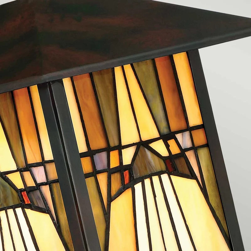 Außen-Wandleuchte Inglenook 1-flammig IP44 Bronze