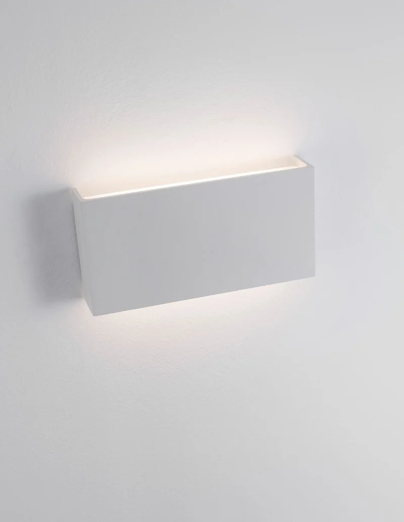 Mile LED Außenwandleuchte Rechteckig Up & Down 3000K Weiß IP54