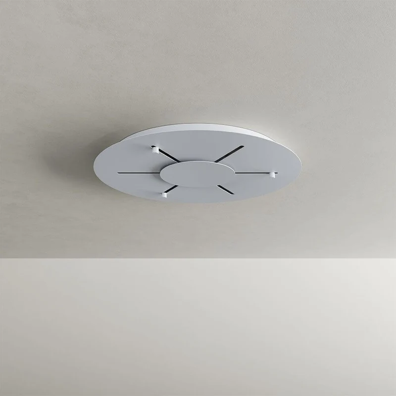 s.luce Echos Galerieleuchte 5-flammig Ø 60cm Baldachin Ø 18/25cm