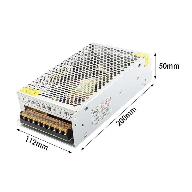 LED Netzteil 12V 20A 250W IP20 Trafo | All Seasons Life ~3841