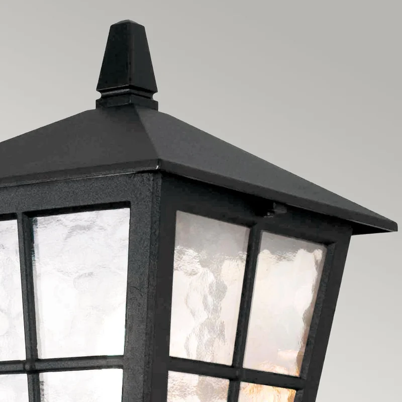 Außen-Wandlaterne Canterbury 1-flammig Schwarz 44cm