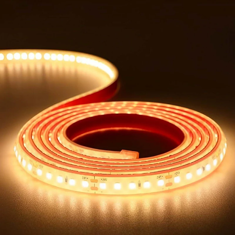 Flexibele LED-strip 24V Waterdicht IP68 Warm Wit voor Tuin Terras Vijver Inbouw Buitenverlichting Sfeer | Sansoti
