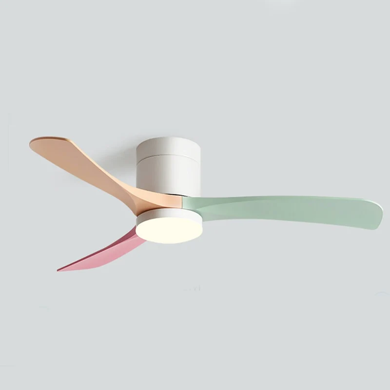 Plafondventilator met Verlichting 6 Snelheden DC Motor 3 Kleurtinten Stille Luchtstroom Modern Interieur | Sansoti