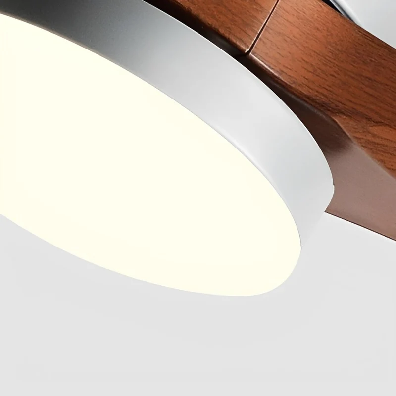 Plafondventilator met Verlichting 6 Snelheden DC Motor 3 Kleurtinten Stille Luchtstroom Modern Interieur | Sansoti