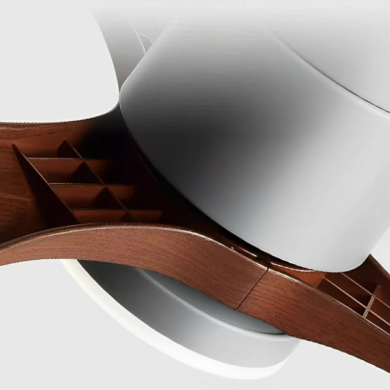 Plafondventilator met Verlichting 6 Snelheden DC Motor 3 Kleurtinten Stille Luchtstroom Modern Interieur | Sansoti