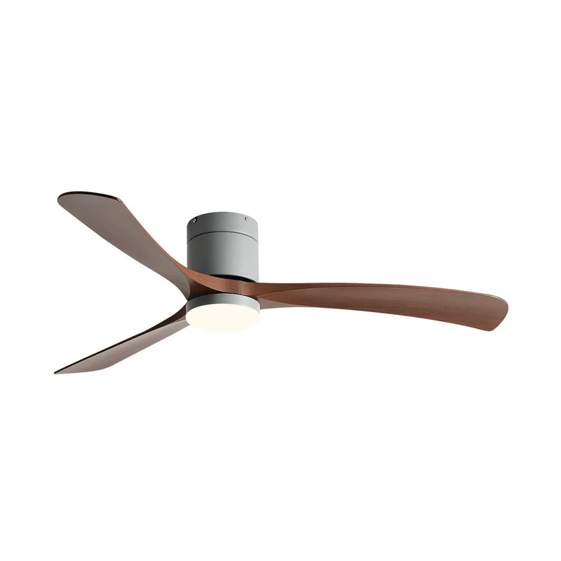 Plafondventilator met Verlichting 6 Snelheden DC Motor 3 Kleurtinten Stille Luchtstroom Modern Interieur | Sansoti