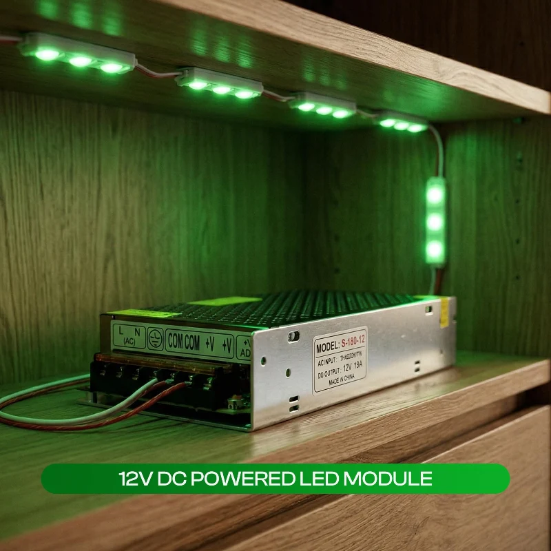 200 * LED Modul DC 12V / AC 220V Wasserdicht 1.5W für Lichtwerbung ~3742