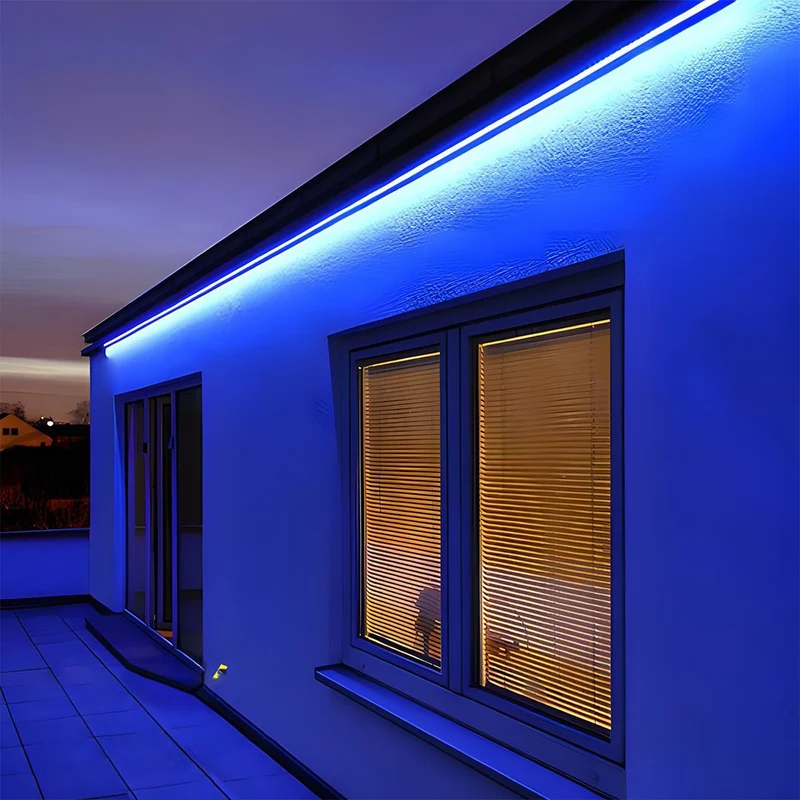 Inbouw LED Wandwasher RGB Dimbaar 100cm Aluminium Waterdicht IP65 24V voor Tuin Terras Gevel Buitenverlichting | Sansoti