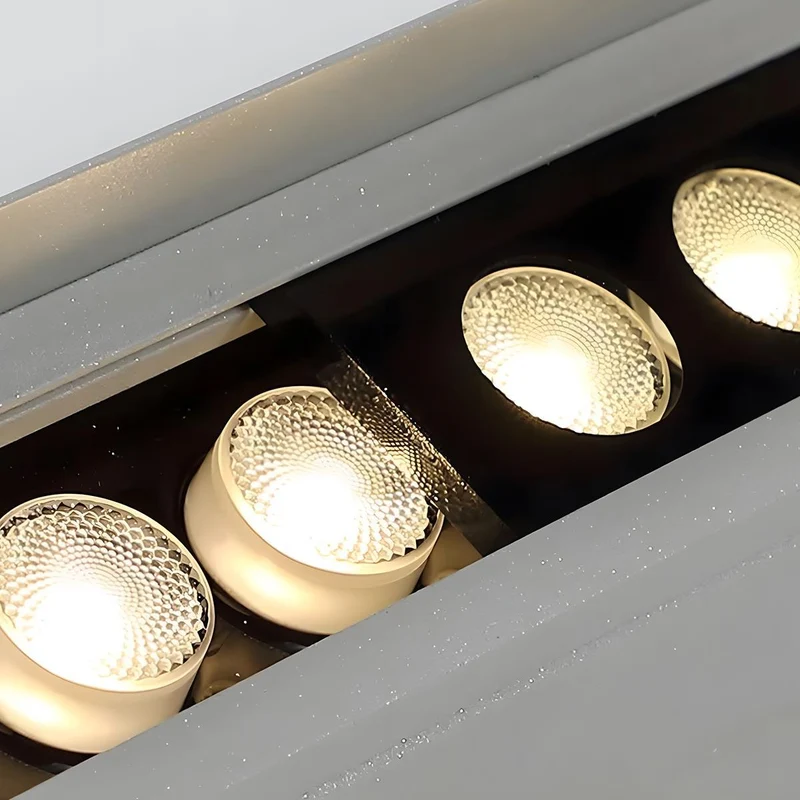 Inbouw LED Wandwasher RGB Dimbaar 100cm Aluminium Waterdicht IP65 24V voor Tuin Terras Gevel Buitenverlichting | Sansoti