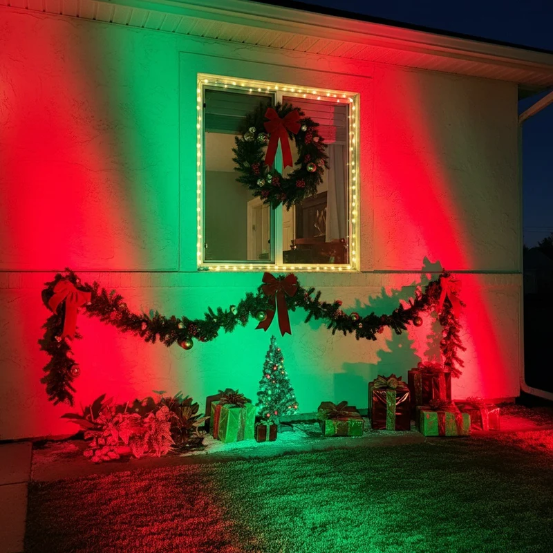 LED Tuinspot RGB Waterdicht met Afstandsbediening Verstelbare Buitenverlichting Kleurwisseling voor Tuin en Terras | Sansoti
