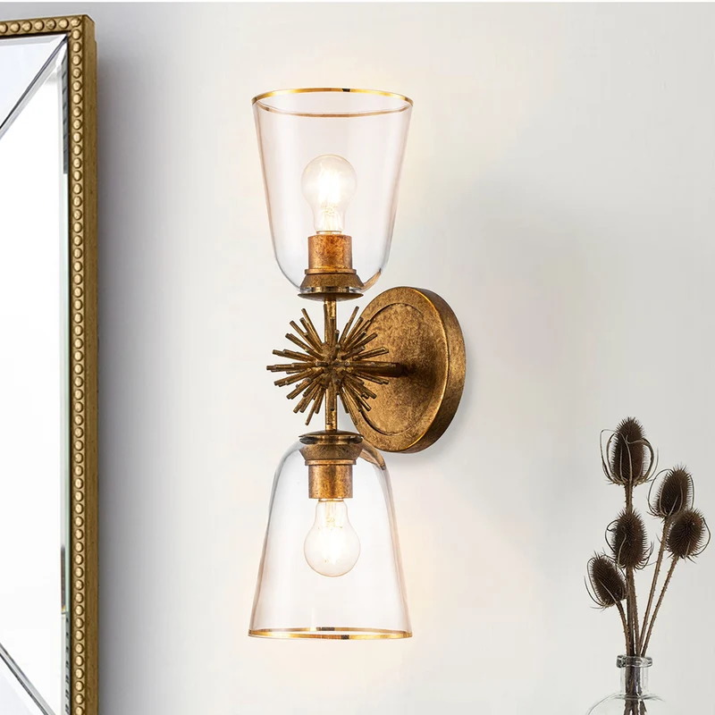 Wandleuchte Staring 2-flammig Gold